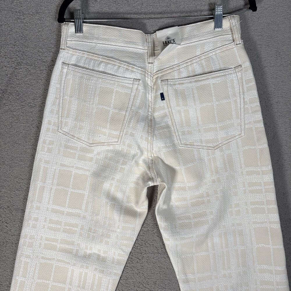 NWT Levi’s Made & Crafted Jeans Women’s Size 29x27 The Column Taper Summer Plaid - Picture 13 of 16